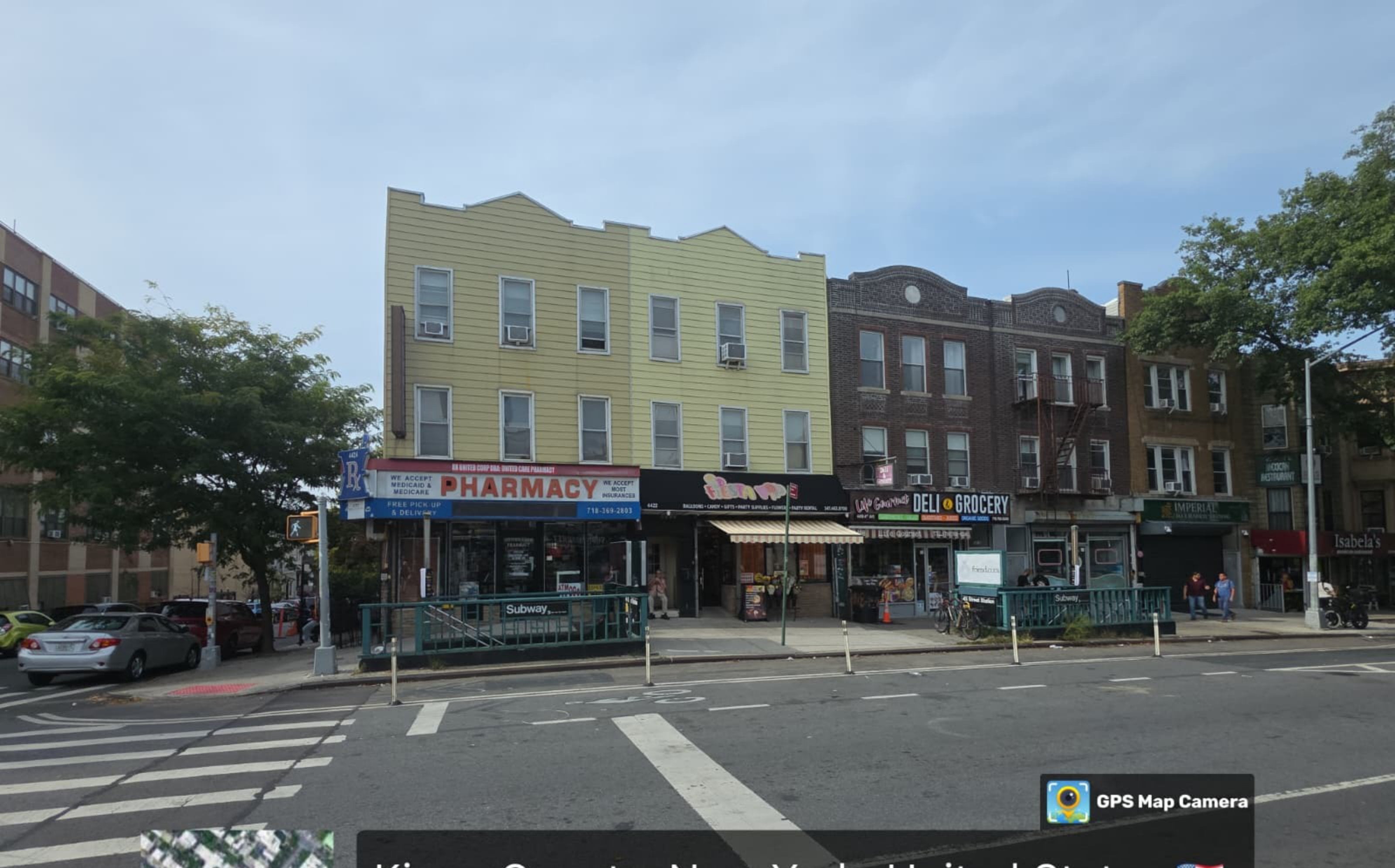 United Care Pharmacy storefront on 4th Ave, Brooklyn