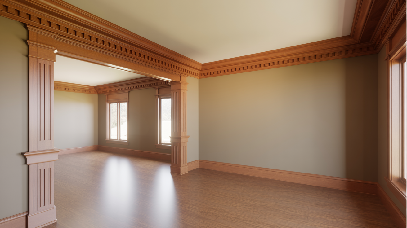 Crown Molding & Baseboards – Liberty Lake
