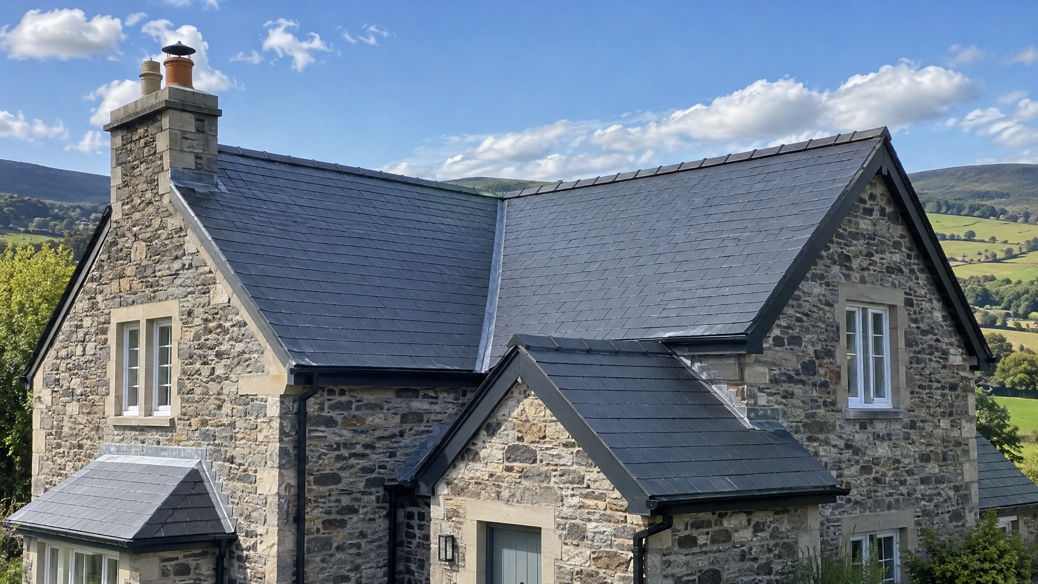 Cardiff Roofing and Building team on site