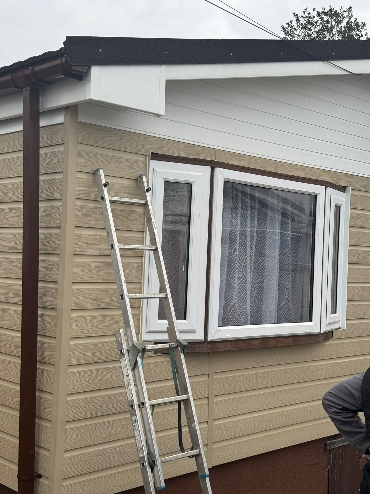 Park home exterior renovation by Pegasus Park Homes UK