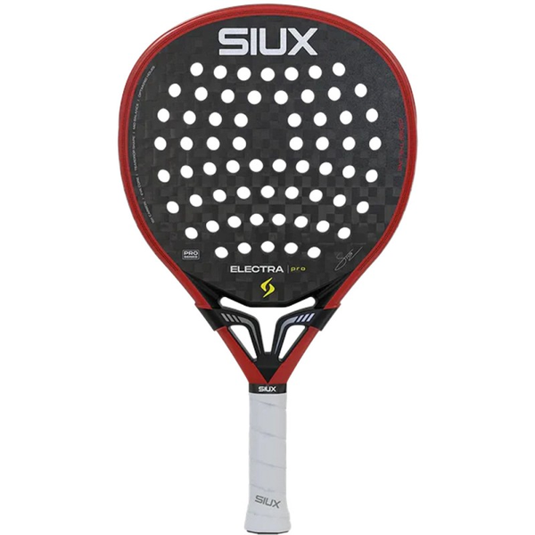 Review de Siux Electra Pro Fire Red 2026 (Franco Stupaczuk) Siux Electra Pro Fire Red 2026 (Franco Stupaczuk) - Siux Palas para pádel, vista completa del producto