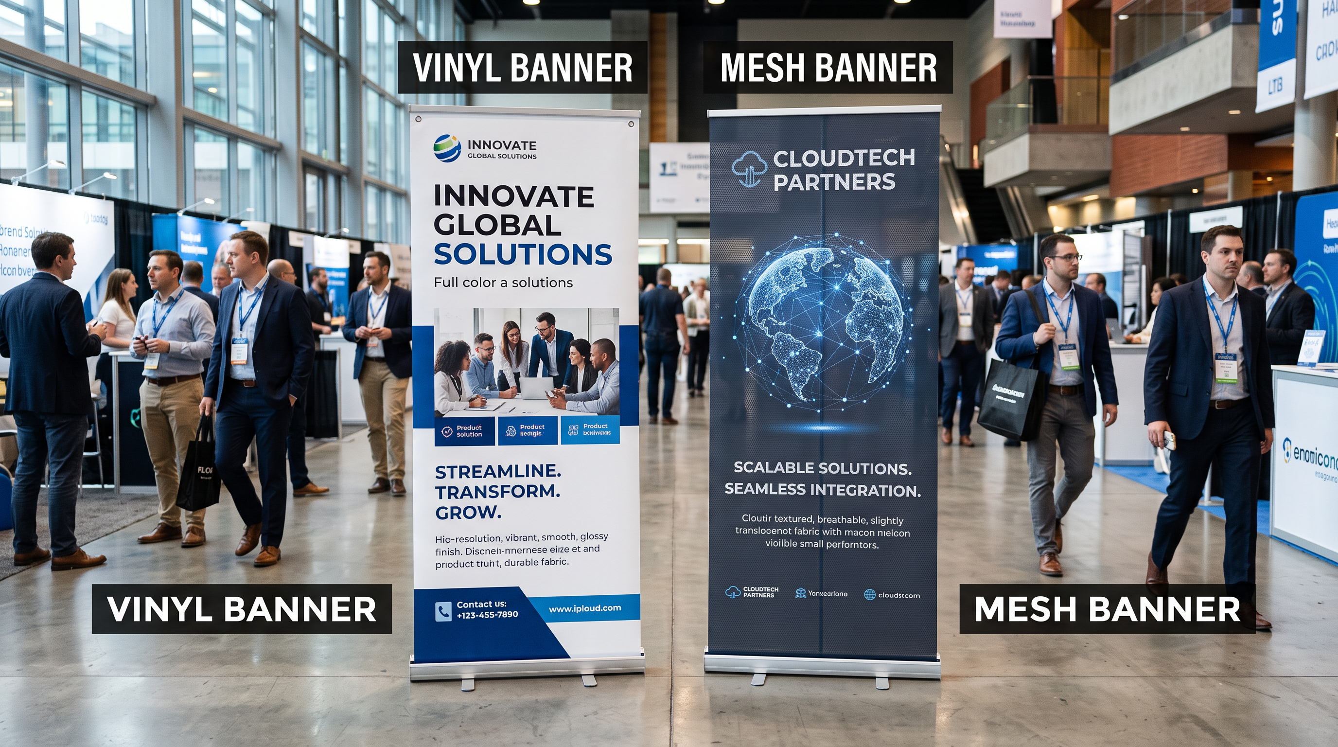 Vinyl vs Mesh Banners: Which Is Right for Your UK Event or Business?