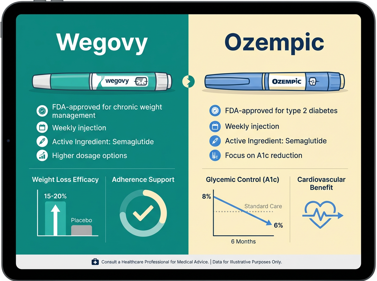Wegovy vs Mounjaro for Weight Loss