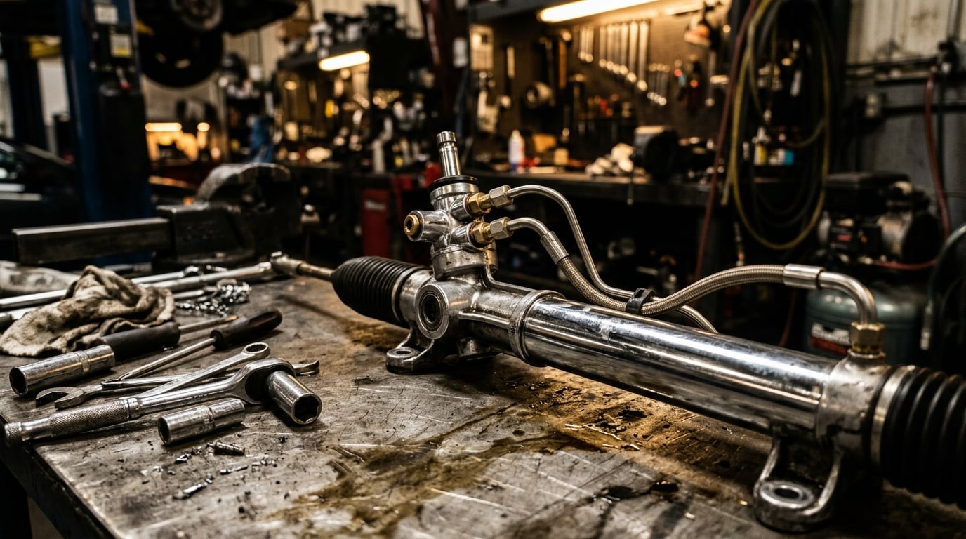 Power steering rack repair