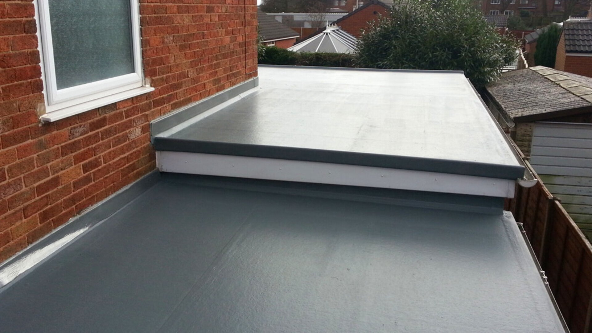 EPDM Flat Roof Installation