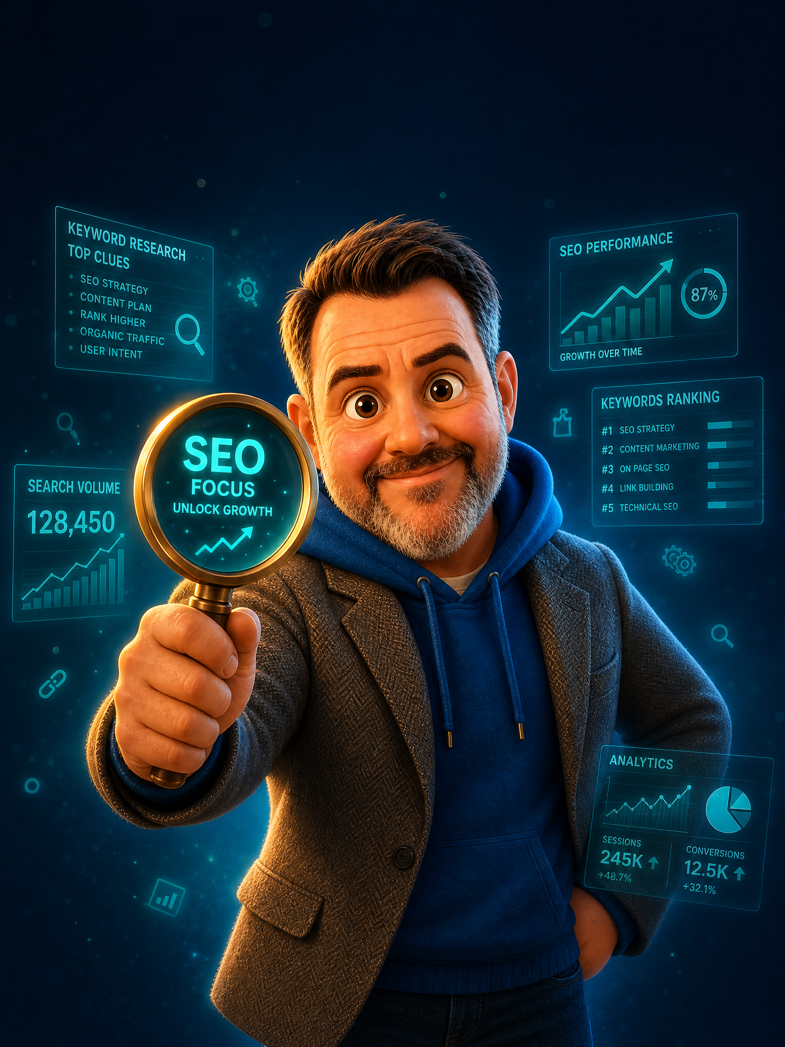 The Free SEO Stack ebook cover