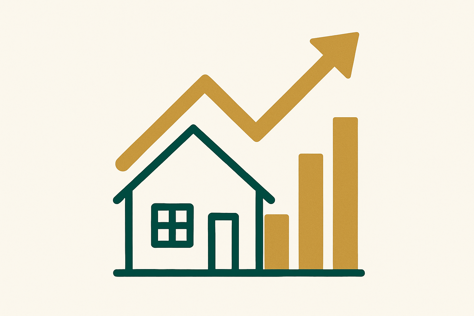 Financial growth illustration