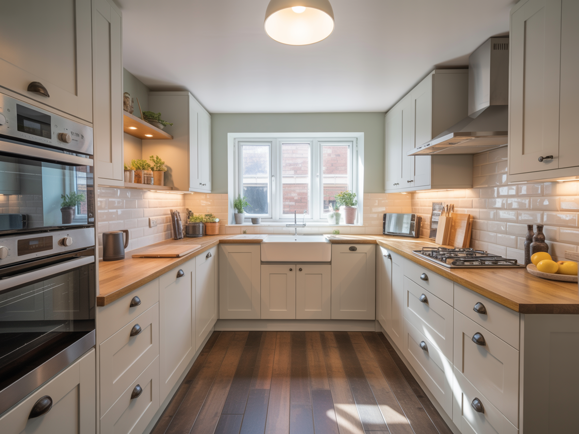 Completed modern kitchen