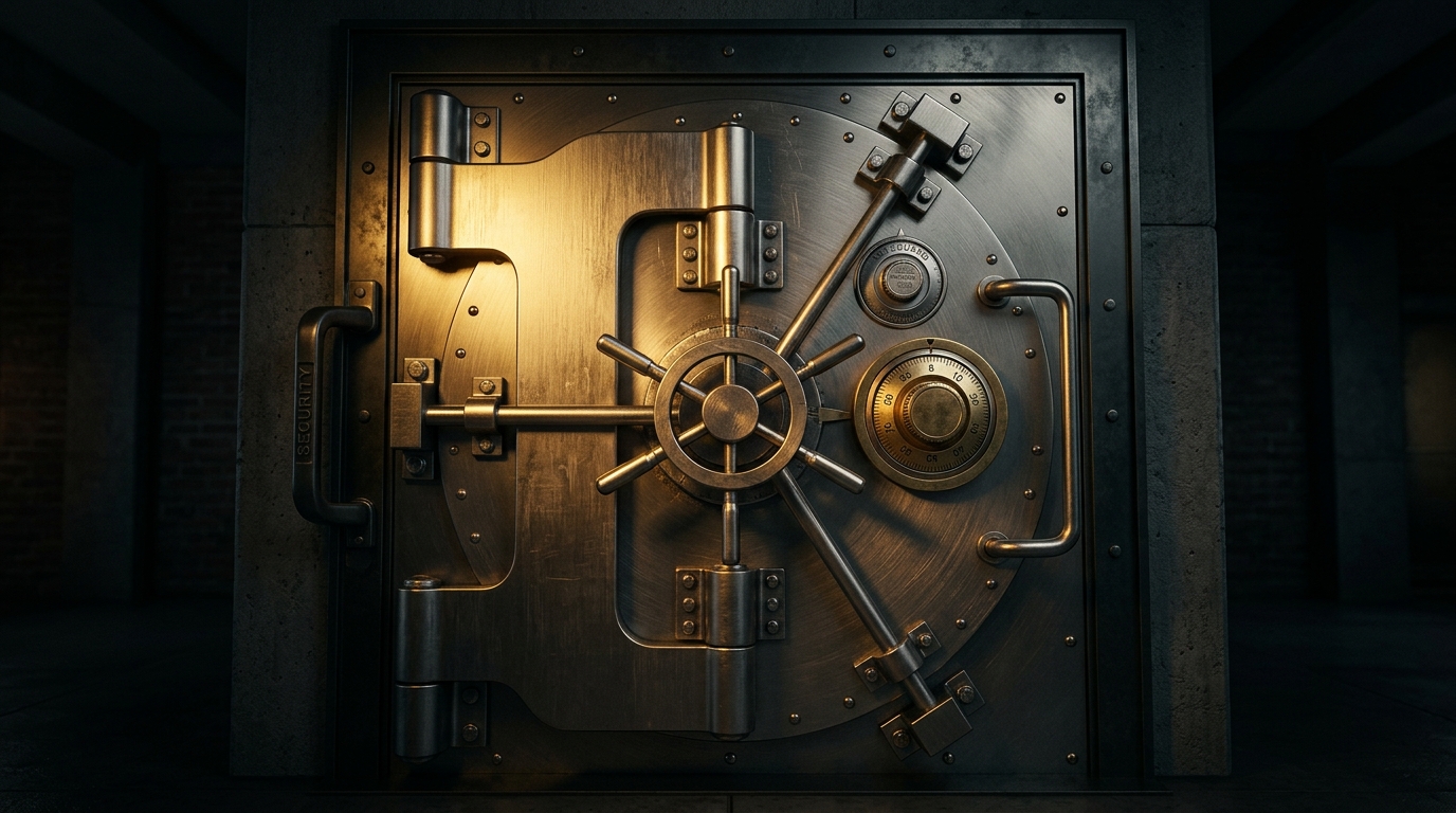 Secure vault door