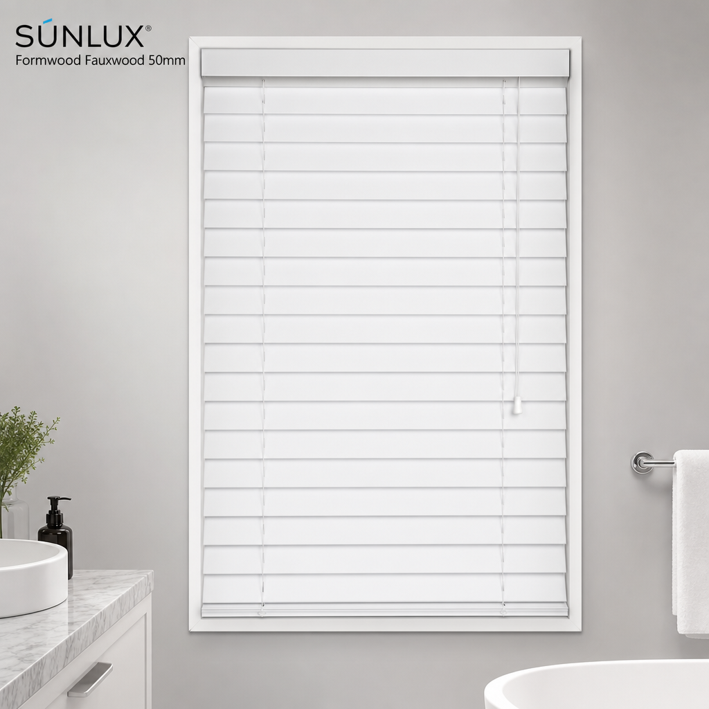 Venetian Blinds — Sunlux® Fauxwood Venetian Blind 50 mm by Blind Solutions®