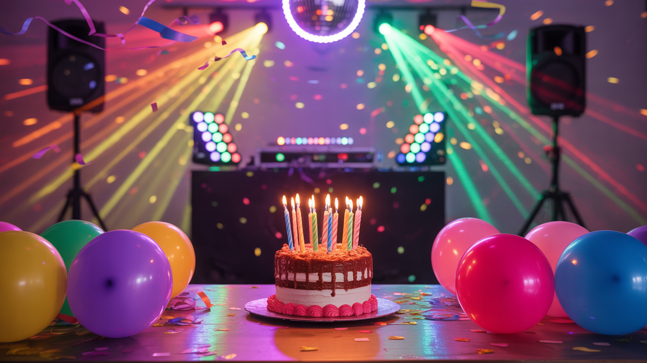 Birthday Parties disco hire in Crewkerne Somerset