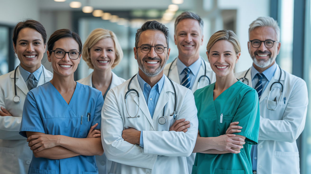 Healthcare team providing compassionate care