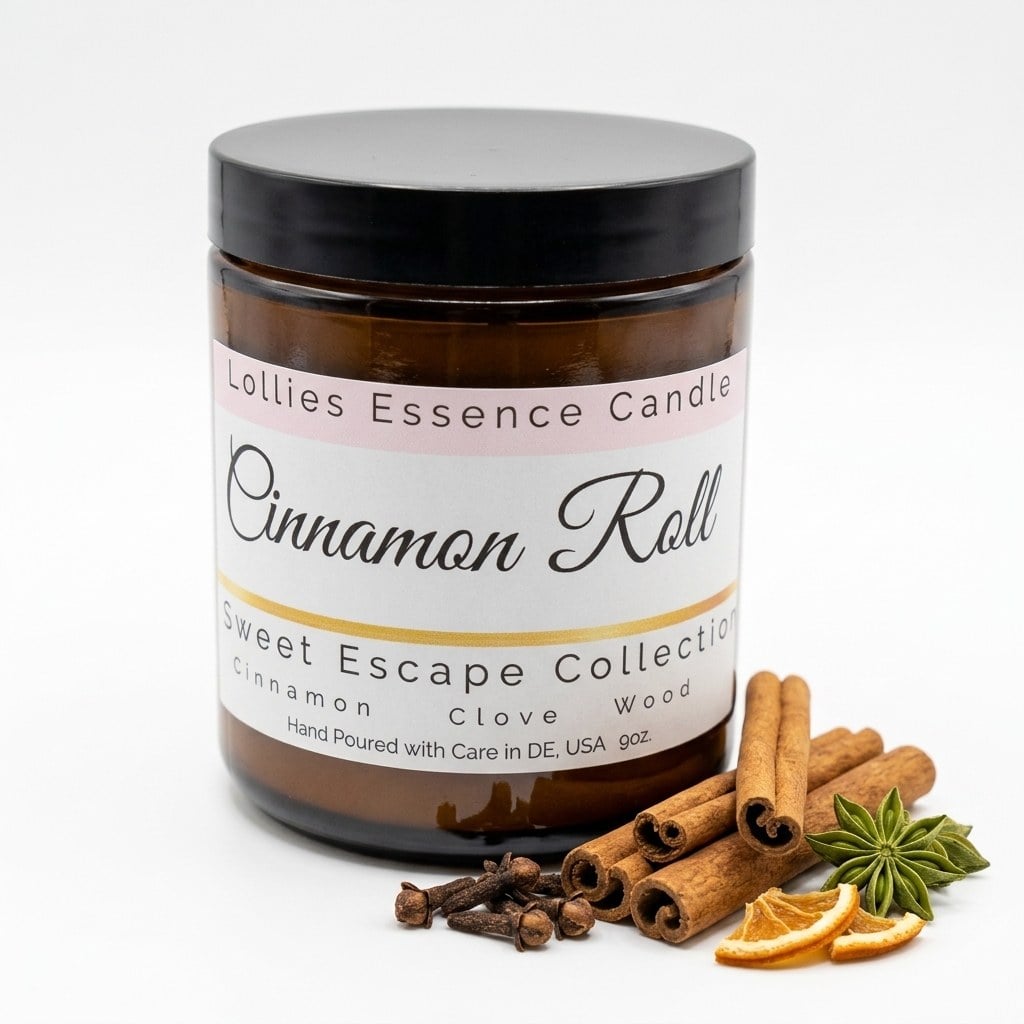Cinnamon Roll Candle thumbnail 4