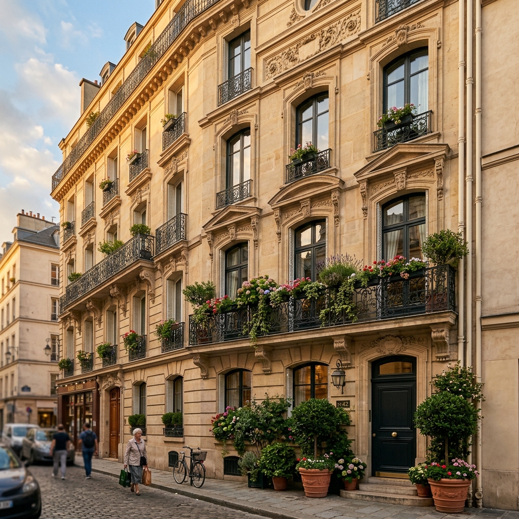 European townhouse property