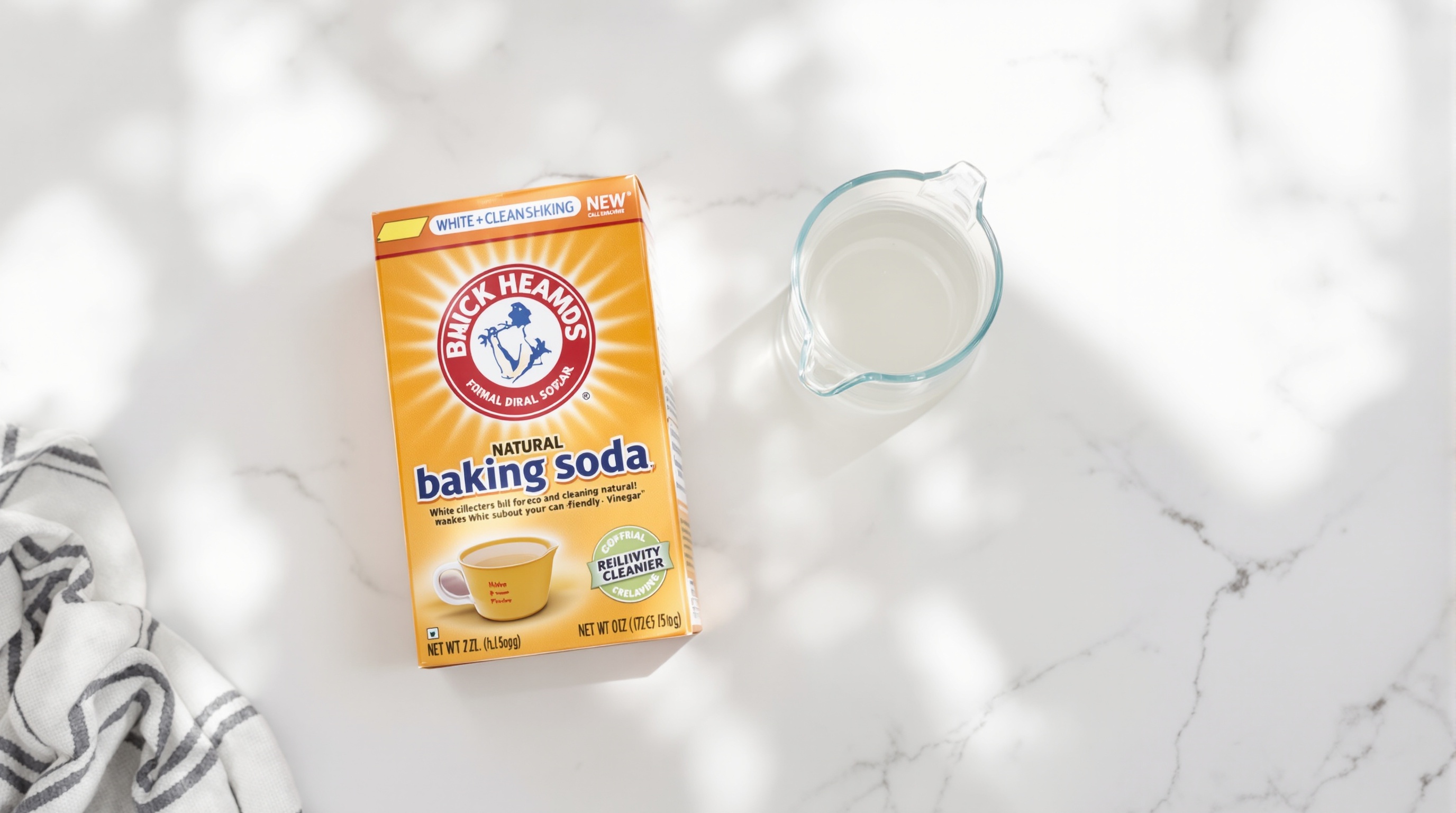 Baking soda and vinegar for natural drain cleaning