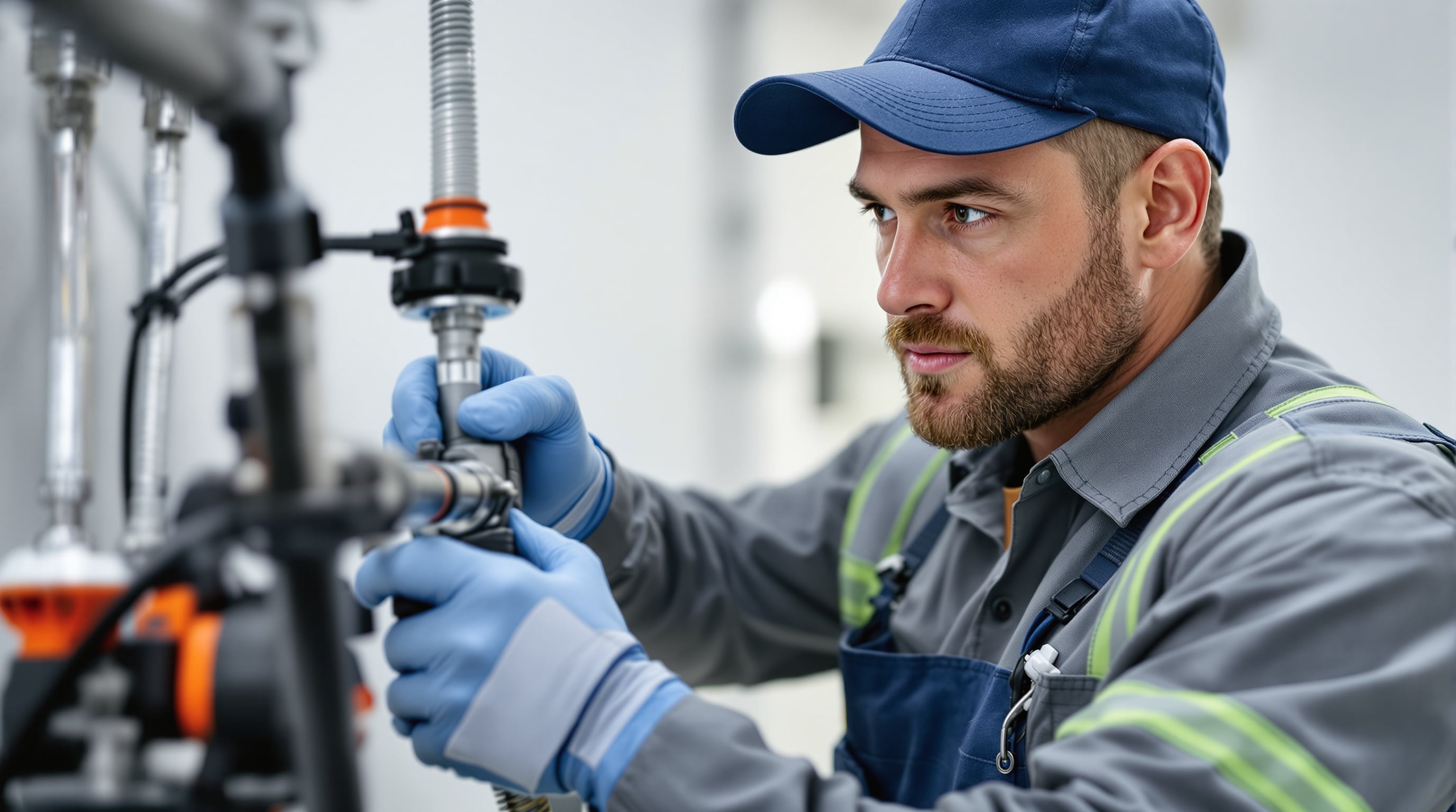 Profissional Nova Desentupidora em ação