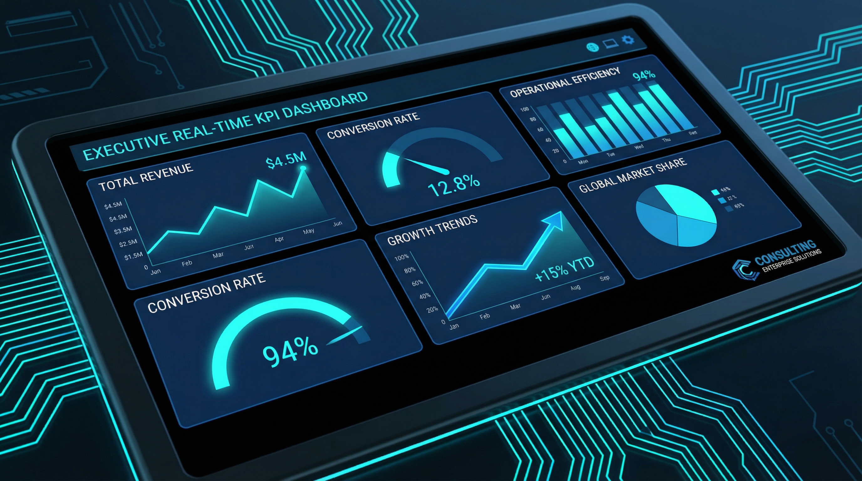 Dashboards Ejecutivos en Tiempo Real: KPIs que la Gerencia Necesita Ver