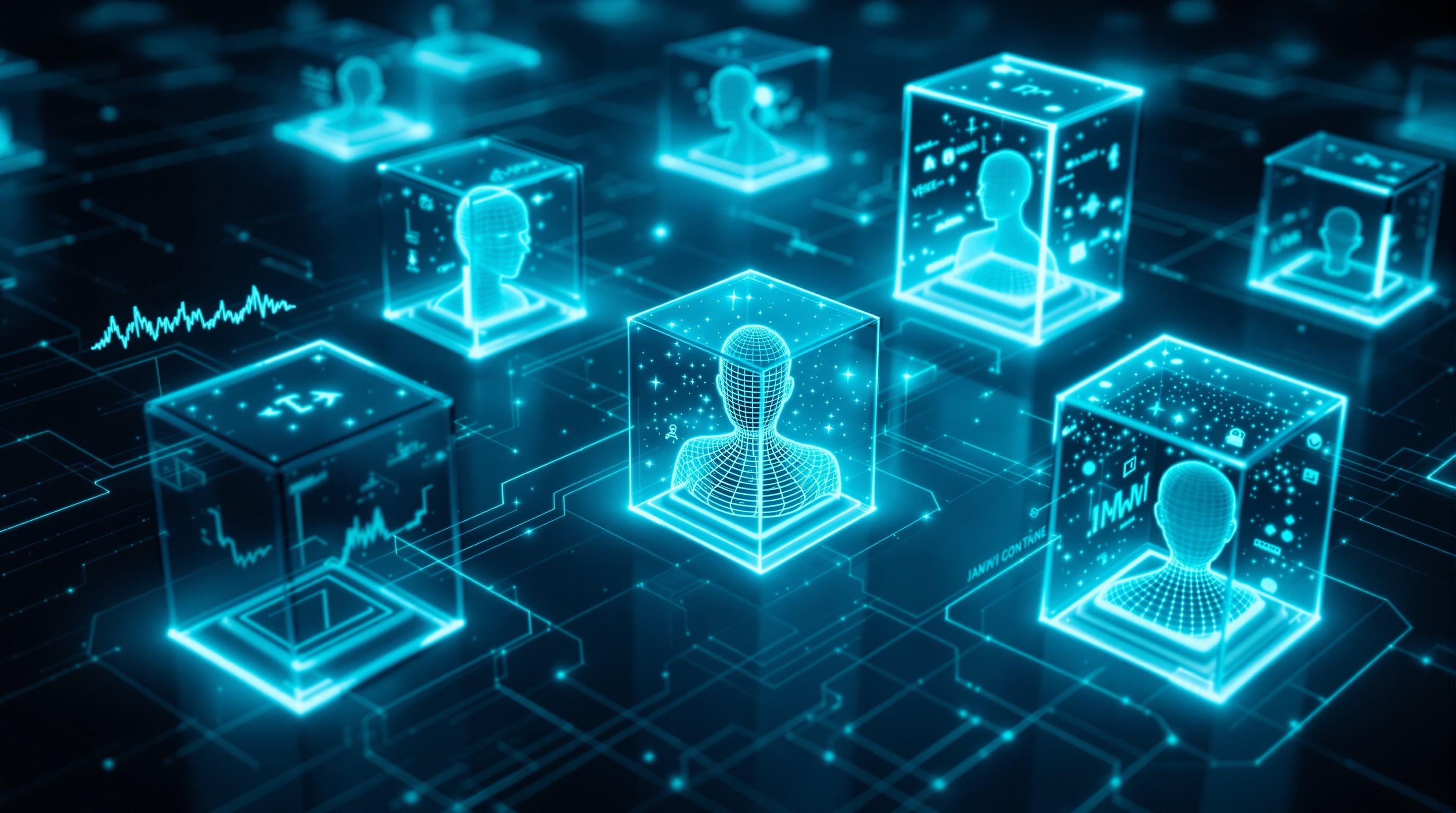 DIAP Identity Vault secure digital storage with biometric data visualization