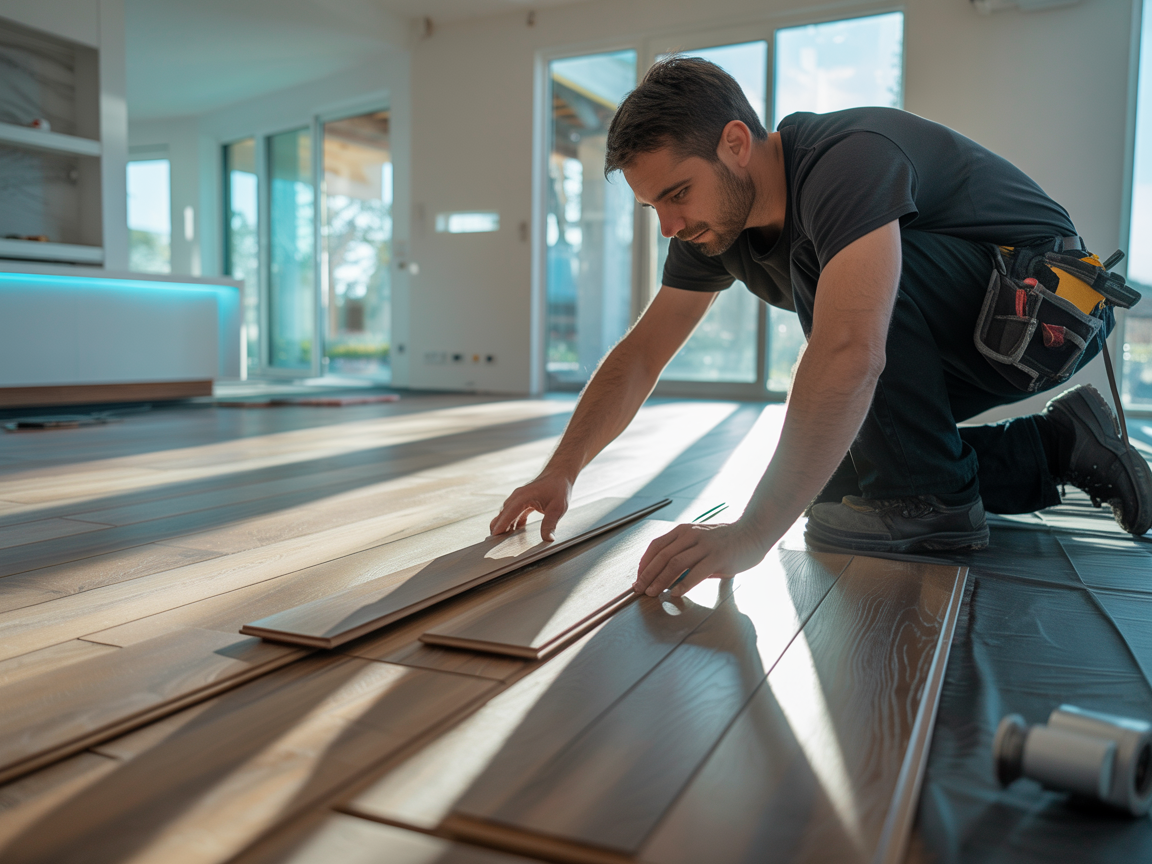 Flooring & Cabinet Installation