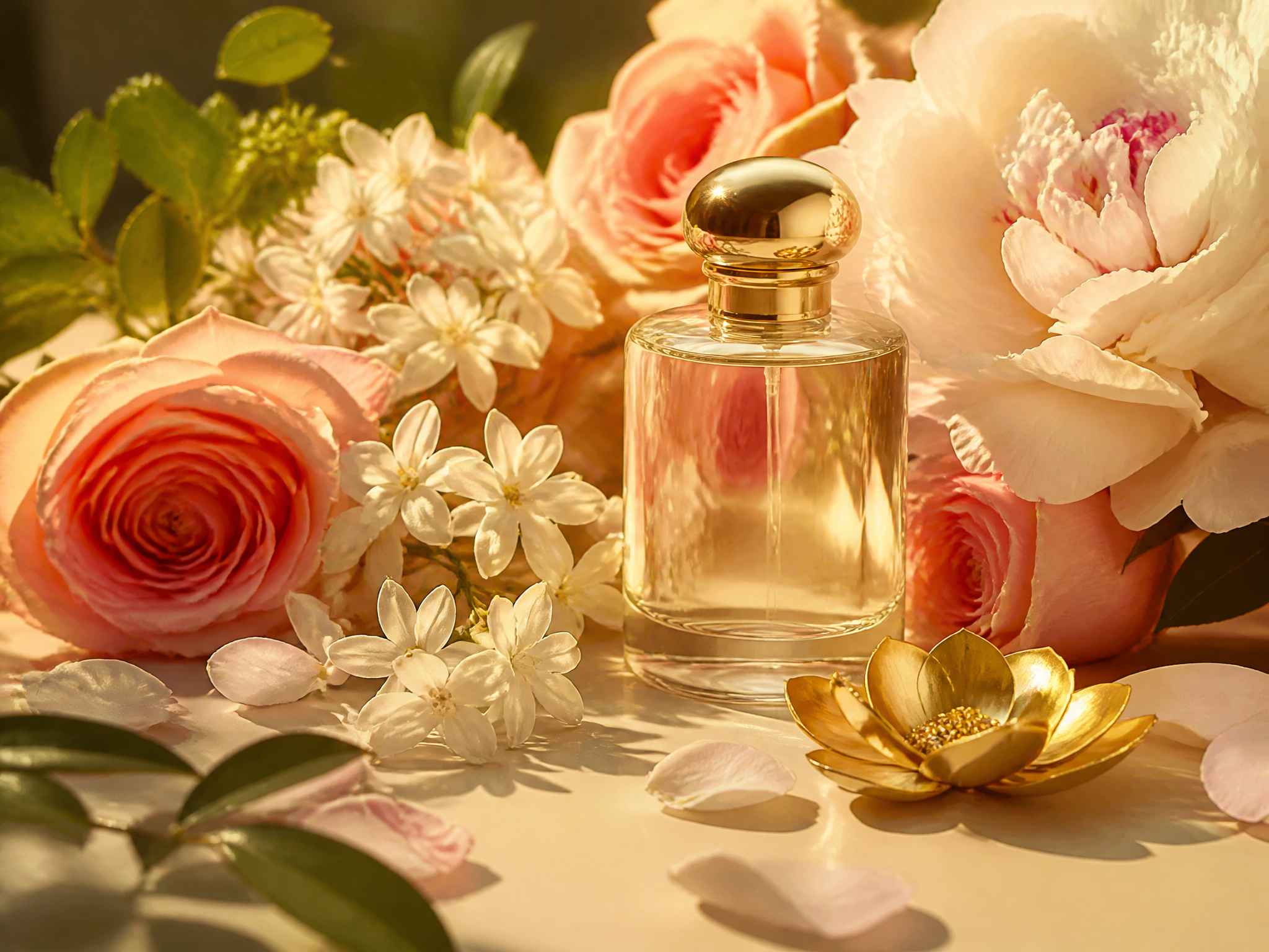 Fragrance application still life