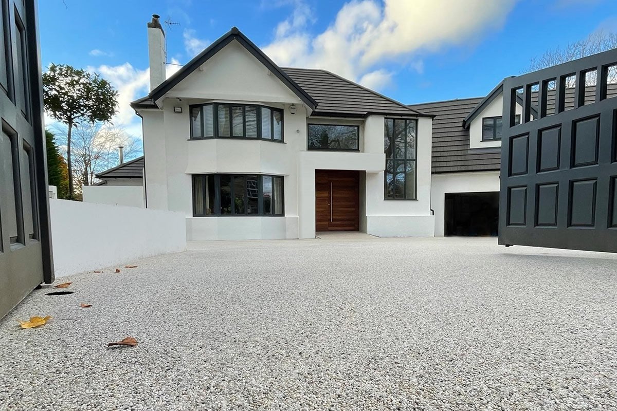 Golden Resin Driveway