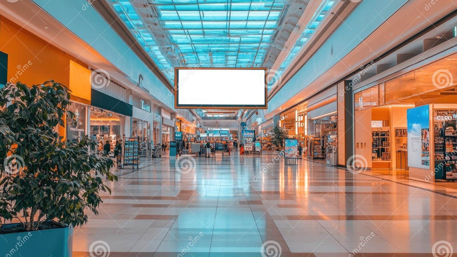 Moderne Shopping Mall Architektur