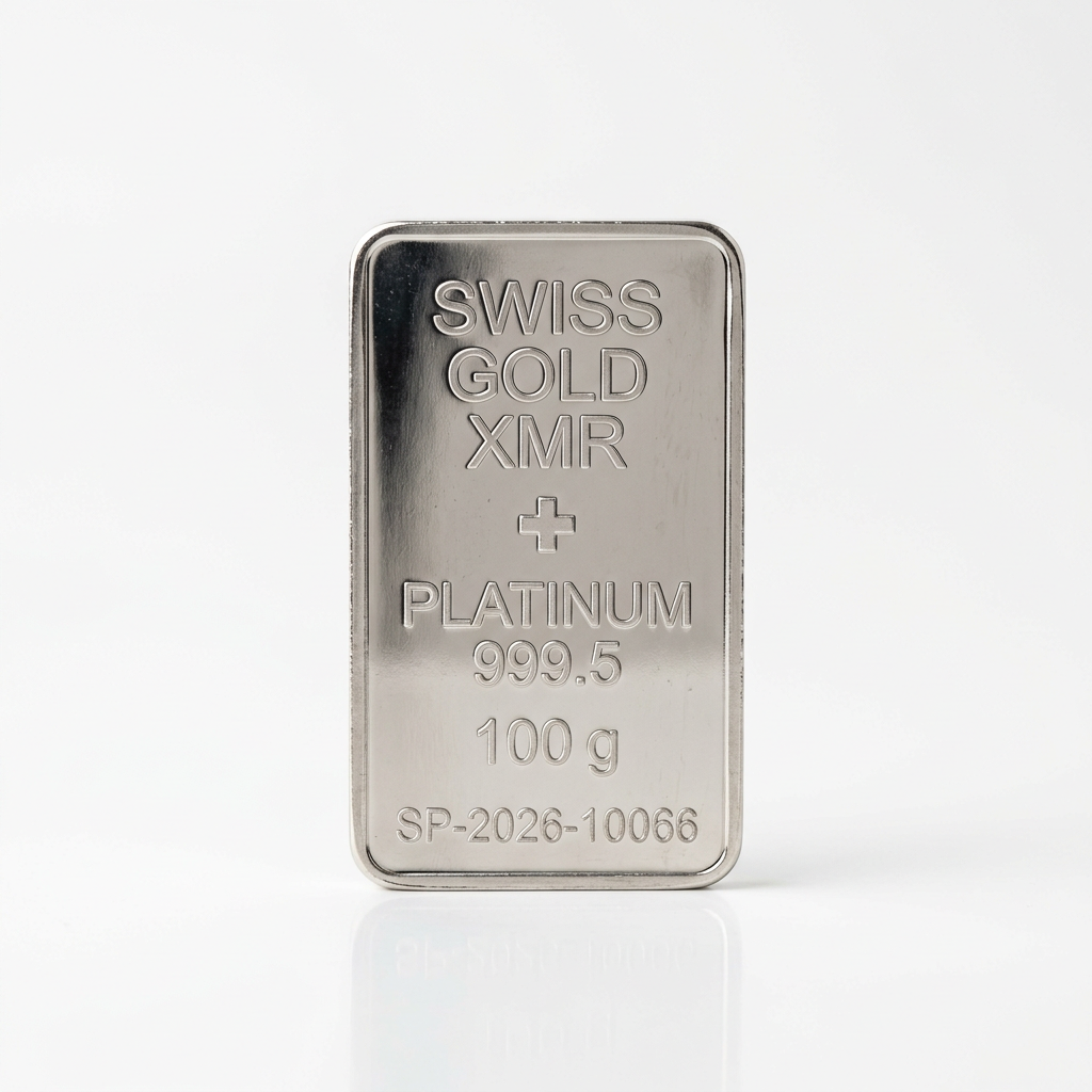 100g Platinum Bar Heraeus