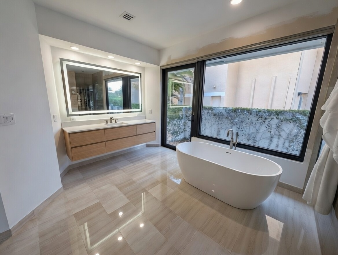 Rendering: Modern Bath