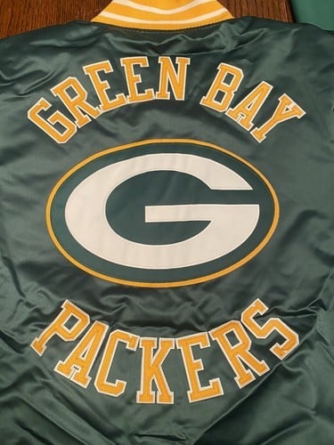 Green Bay Packers Heavyweight Satin Jacket
