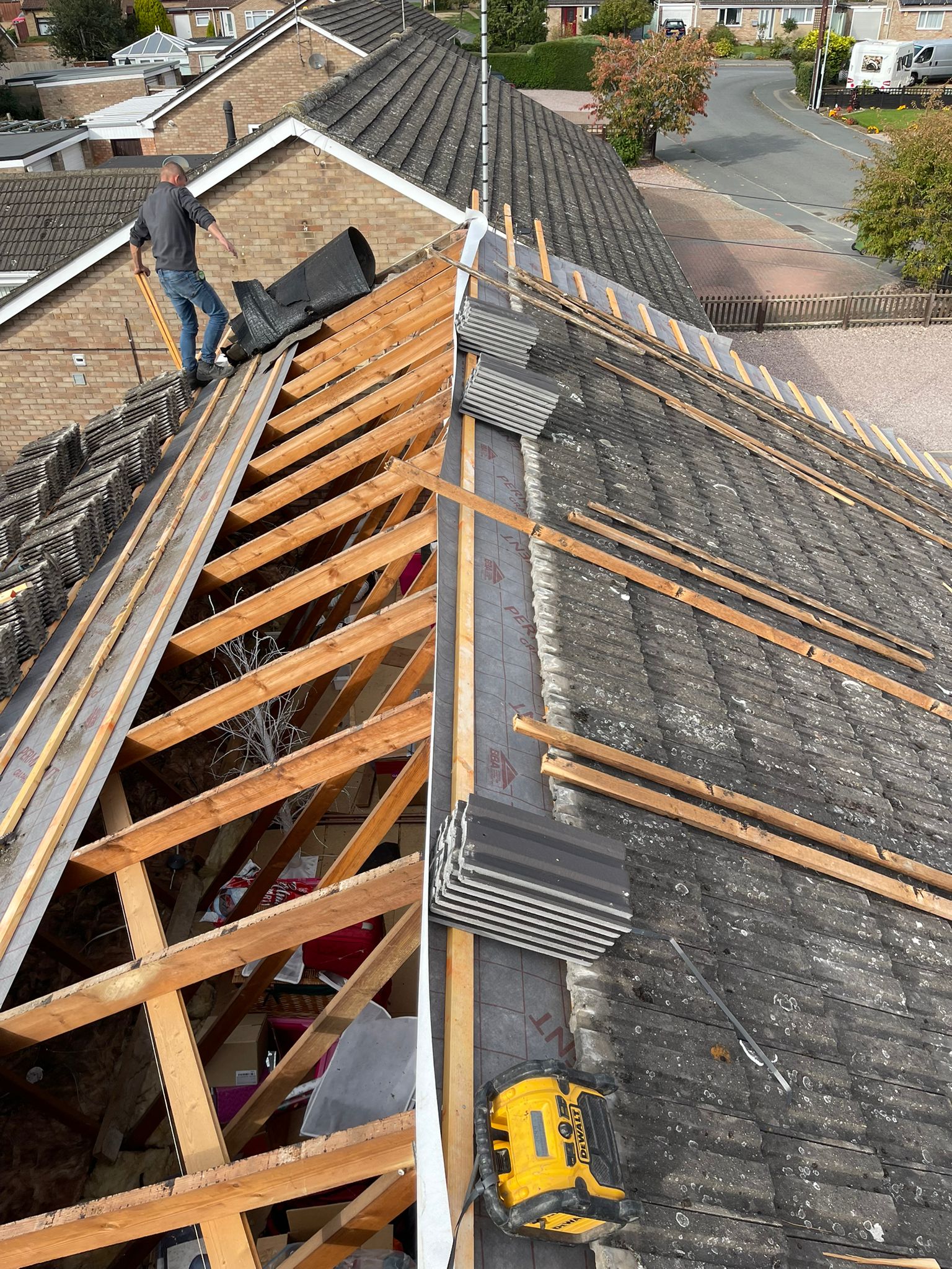 Rightway Roofing Ltd roof structure repair and installation work