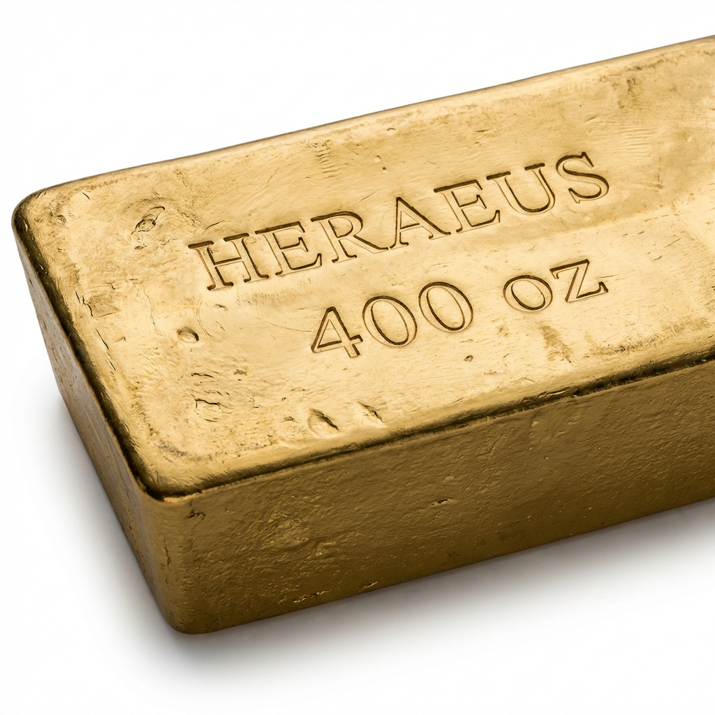 Heraeus 400 Troy Ounce Good Delivery Gold Bar