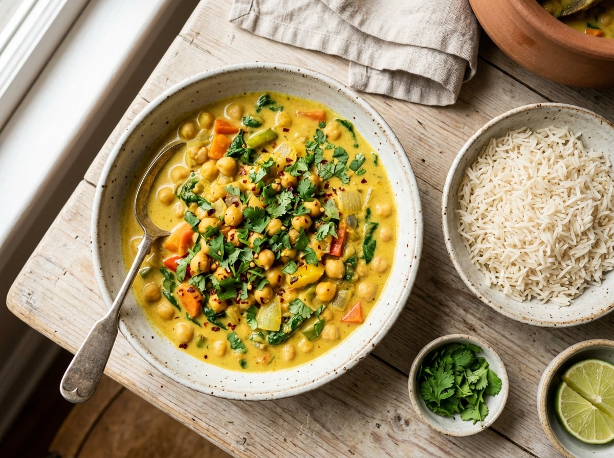 Photo of Chickpea Coconut Curry