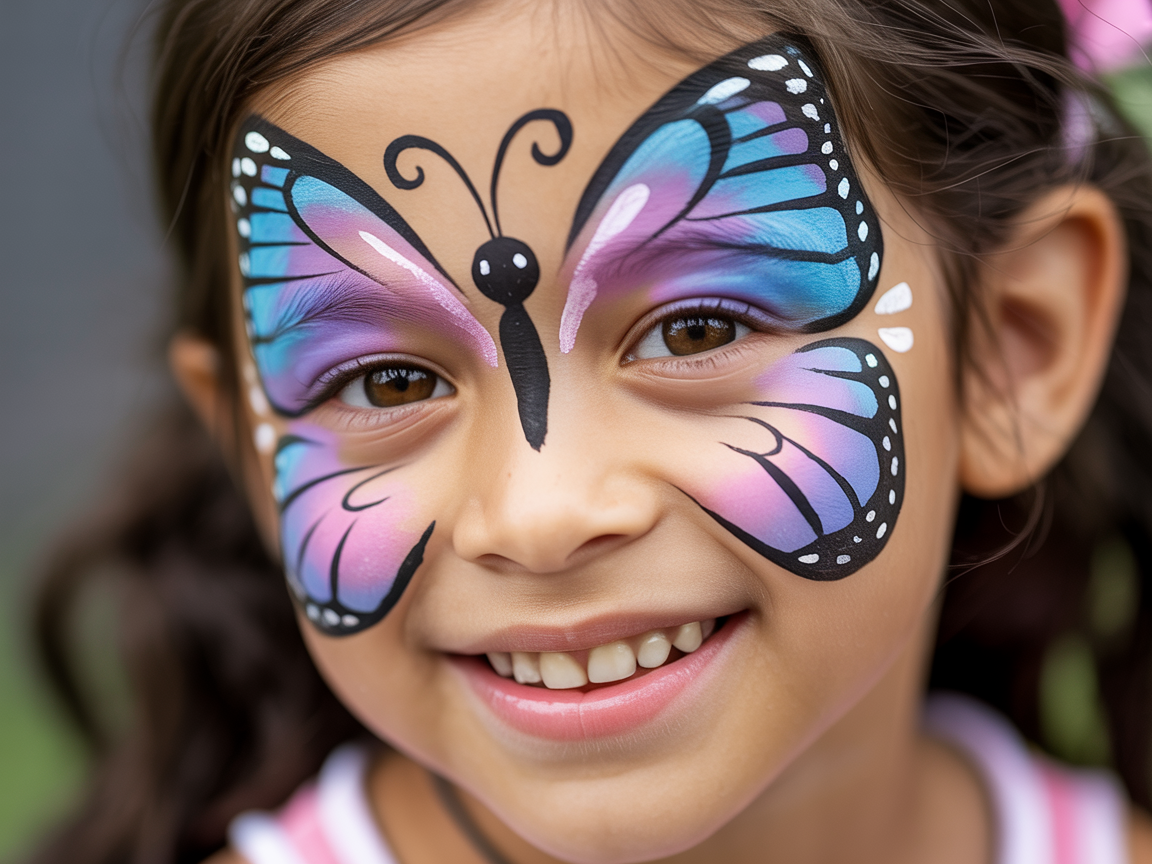 Face paint butterfly