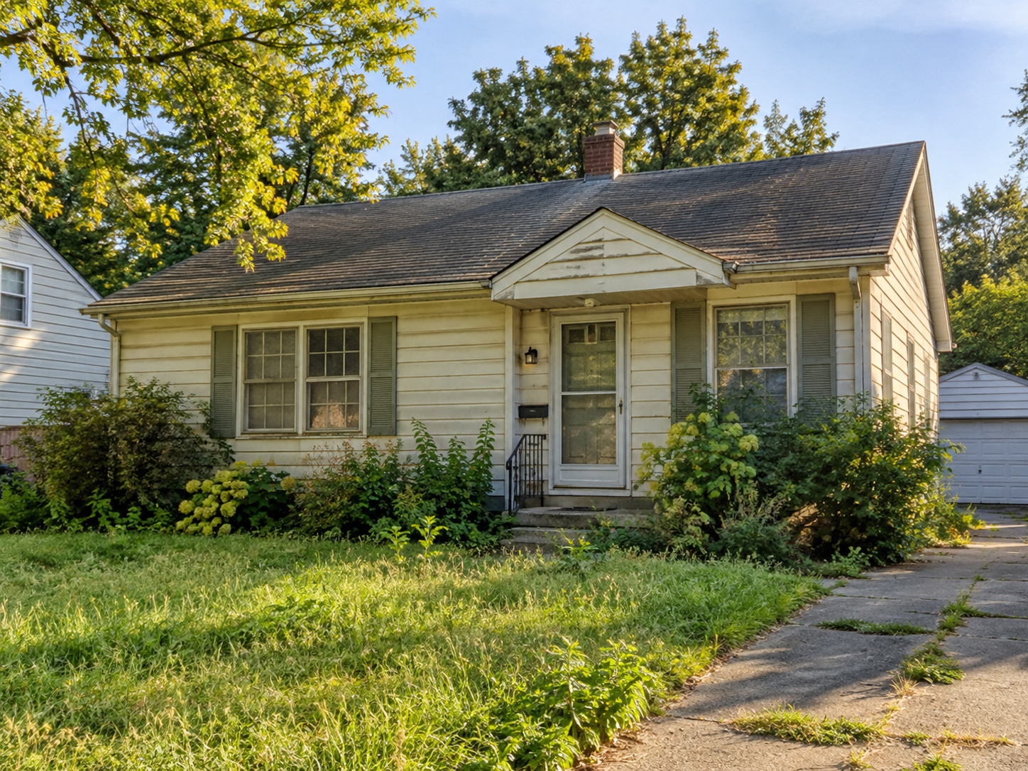 A residential home ready to be sold as-is