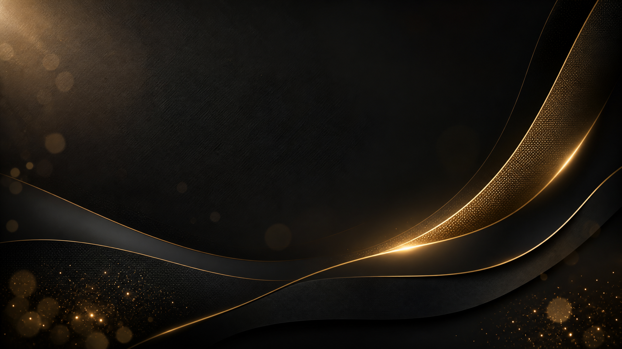 Fondo abstracto premium con tonos dorados y oscuros