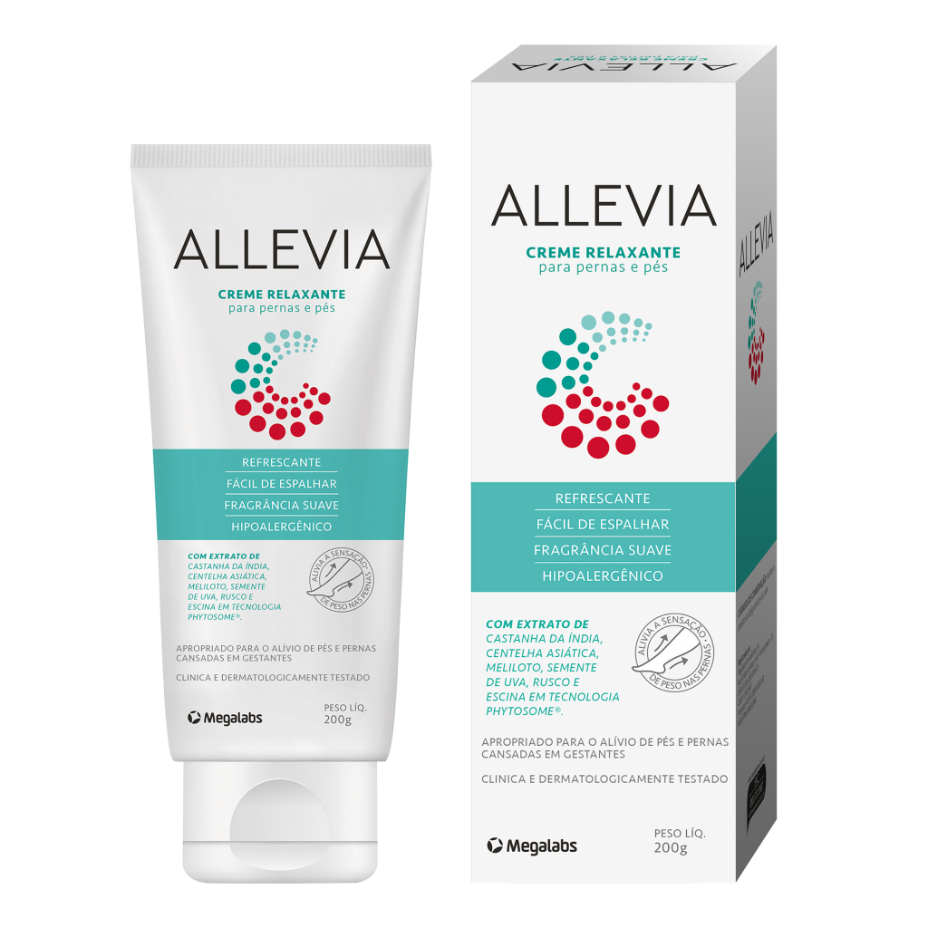 Allevia Creme Relaxante para Pernas e Pés 200g