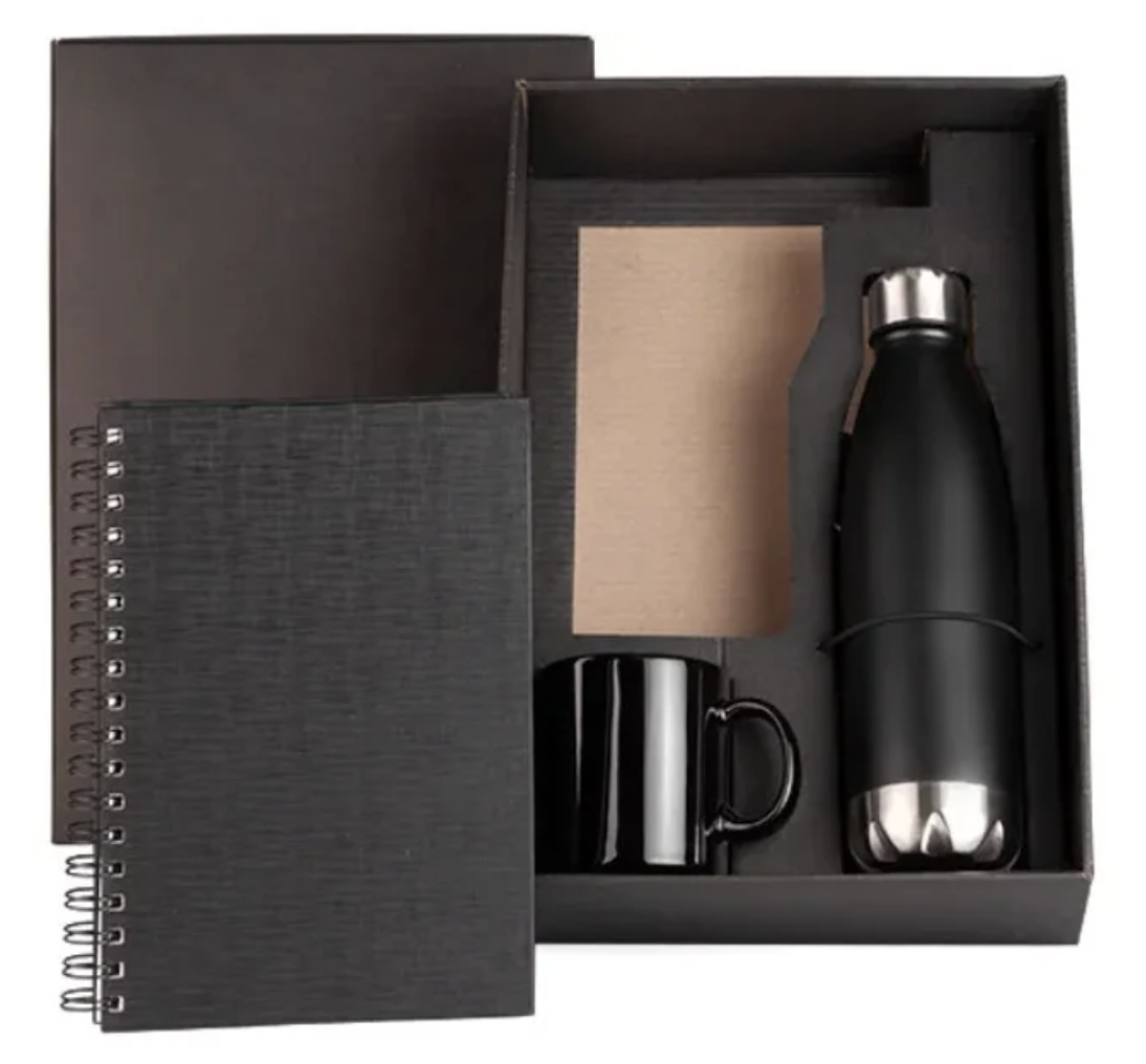 Kit Evento Premium Nex Brindes - kit executivo preto personalizado