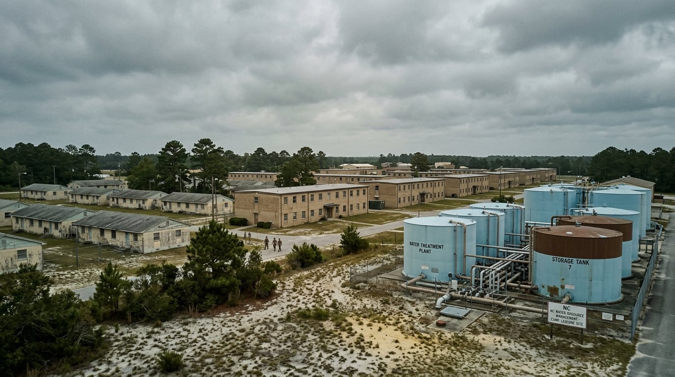 Camp Lejeune, North Carolina — Marine Corps base with housing and water treatment facilities