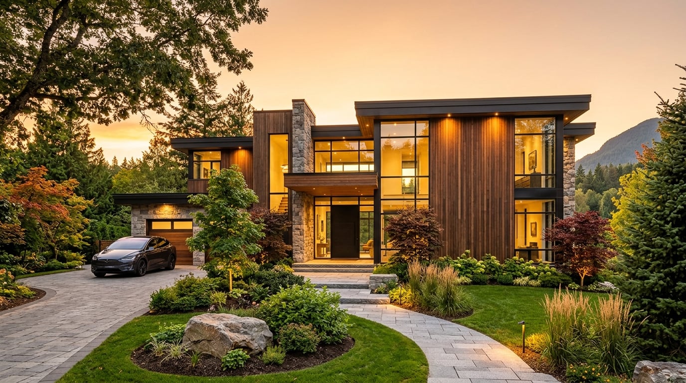 Luxury custom home by The Lindley Company