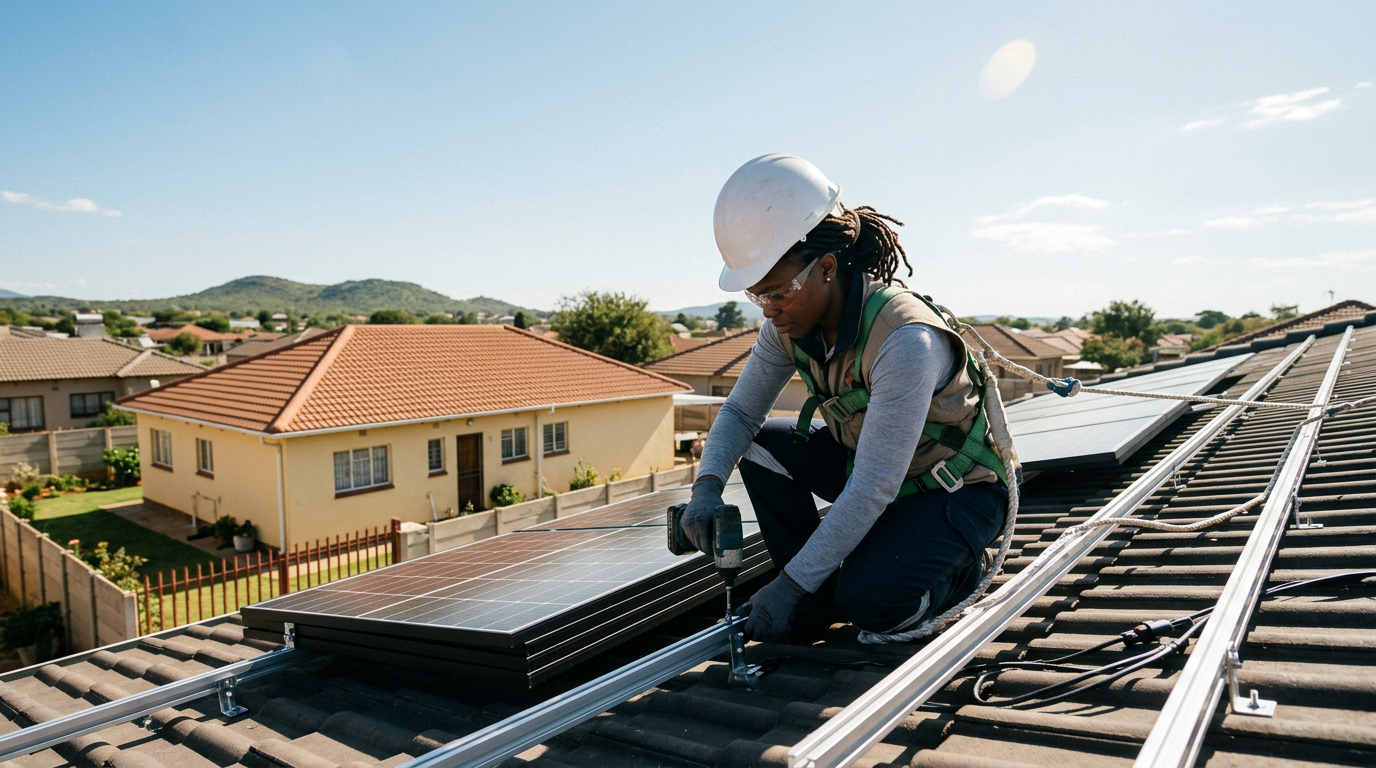 Solar Installation in Bulawayo by RedLine Energy