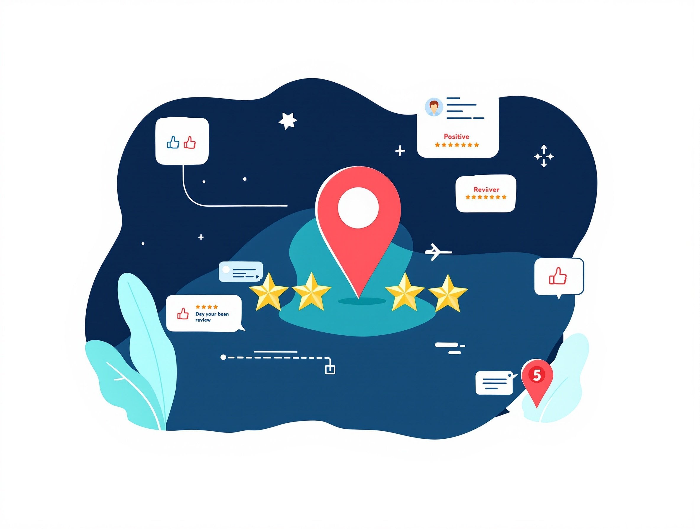 Positiva recensioner och Google Maps optimering