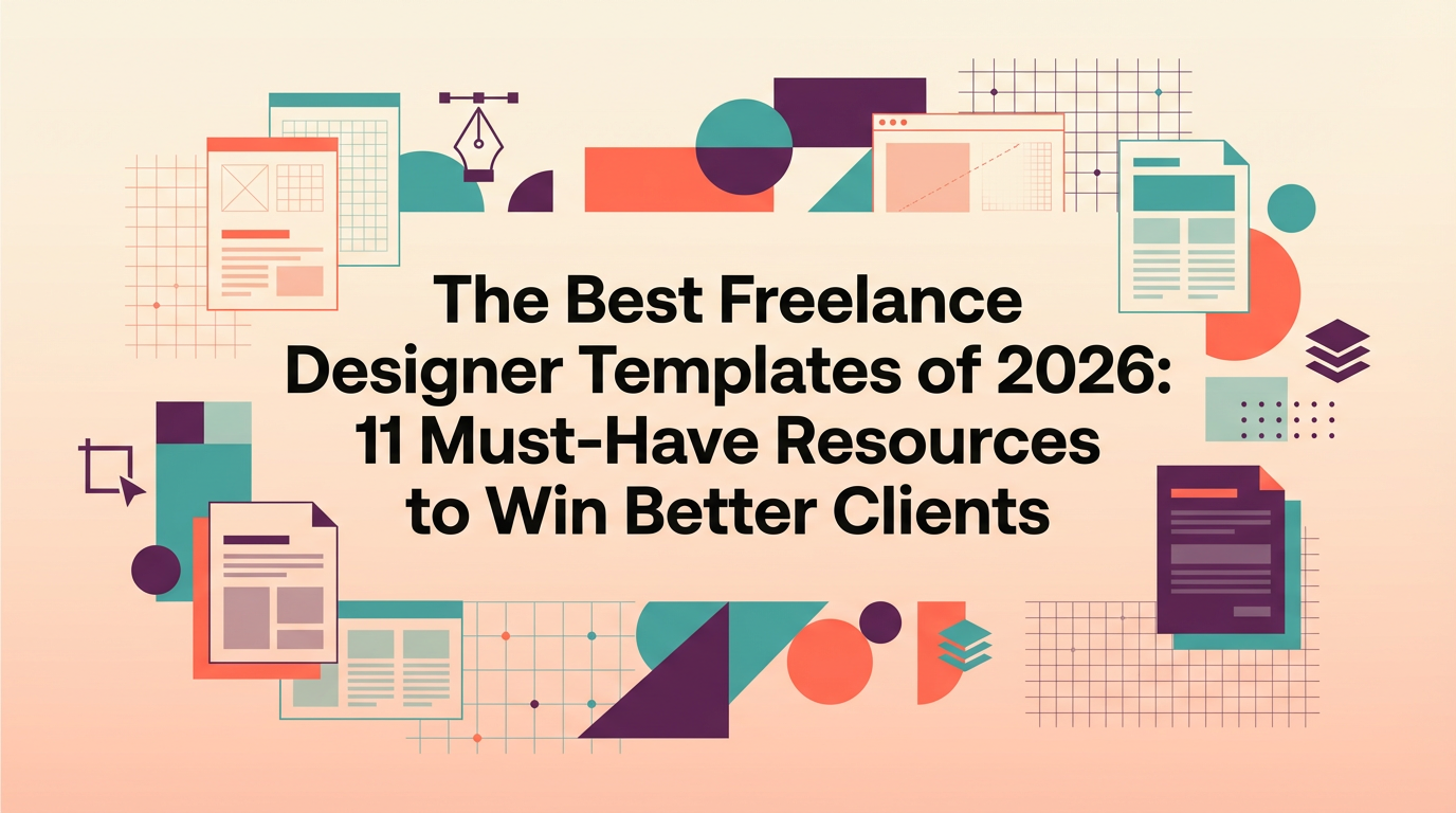 The Best Freelance Designer Templates of 2026: 11 Must-Have Resources to Win Better Clients