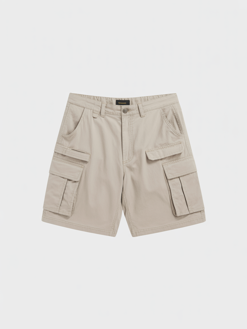 Shorts Cargo Bege