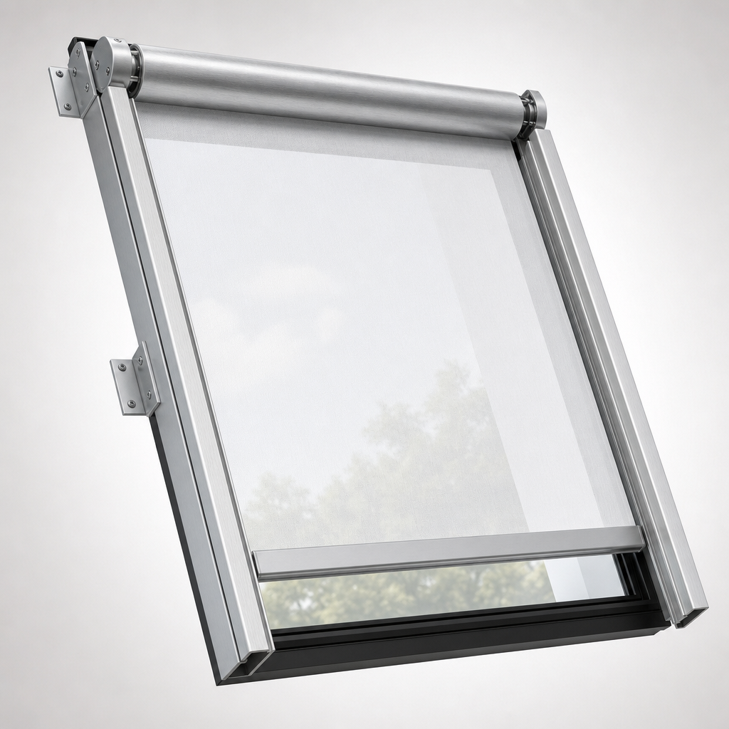 Roller & Tensioned Shades — Guthrie Douglas TESS 120 Internal Rail-Guided Roller Shade — distributed by Blind Solutions®