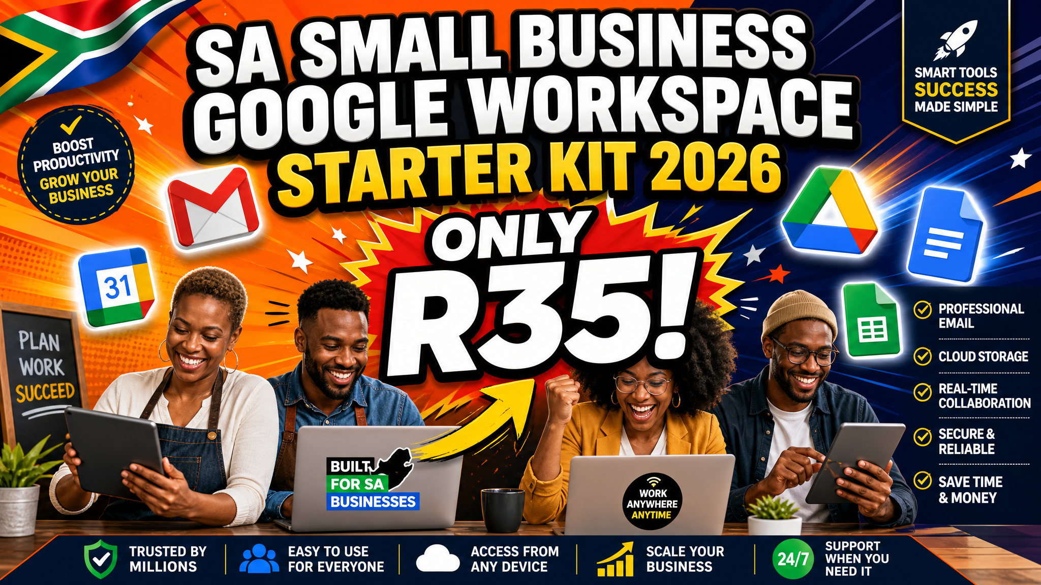 SA Small Business Google Workspace Starter Kit 2026