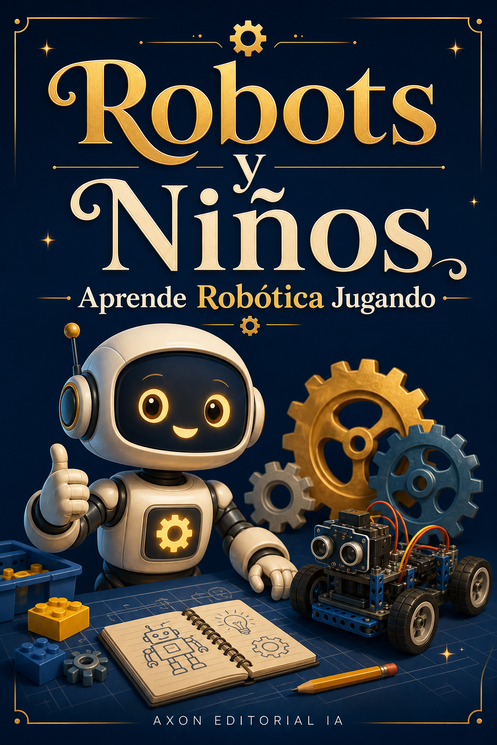 Portada de Robots y Ninos: Aprende Robotica Jugando