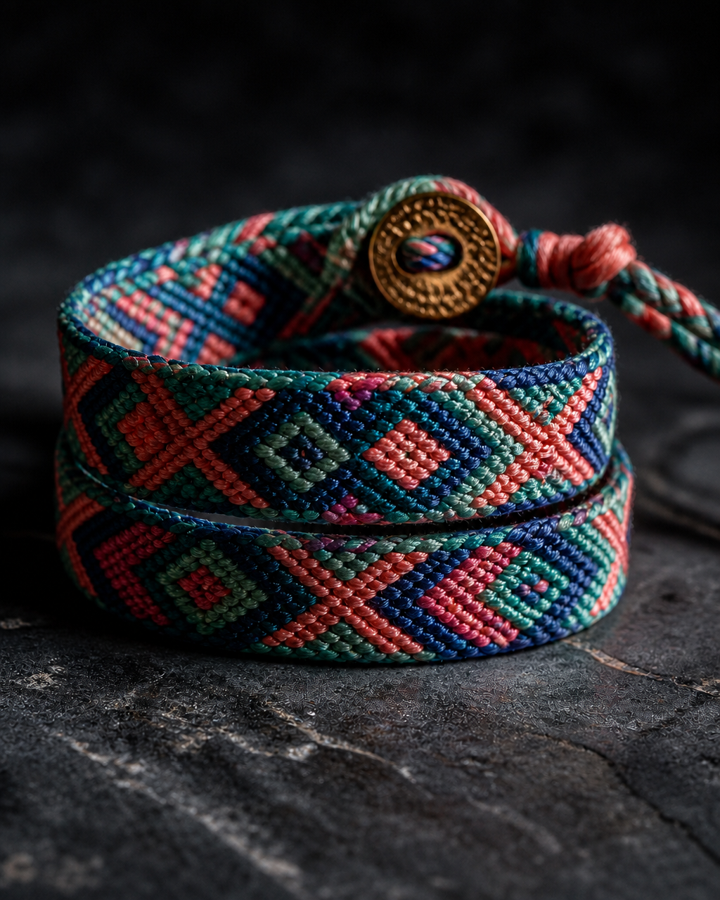 The Chichicastenango Wrap woven cotton bracelet