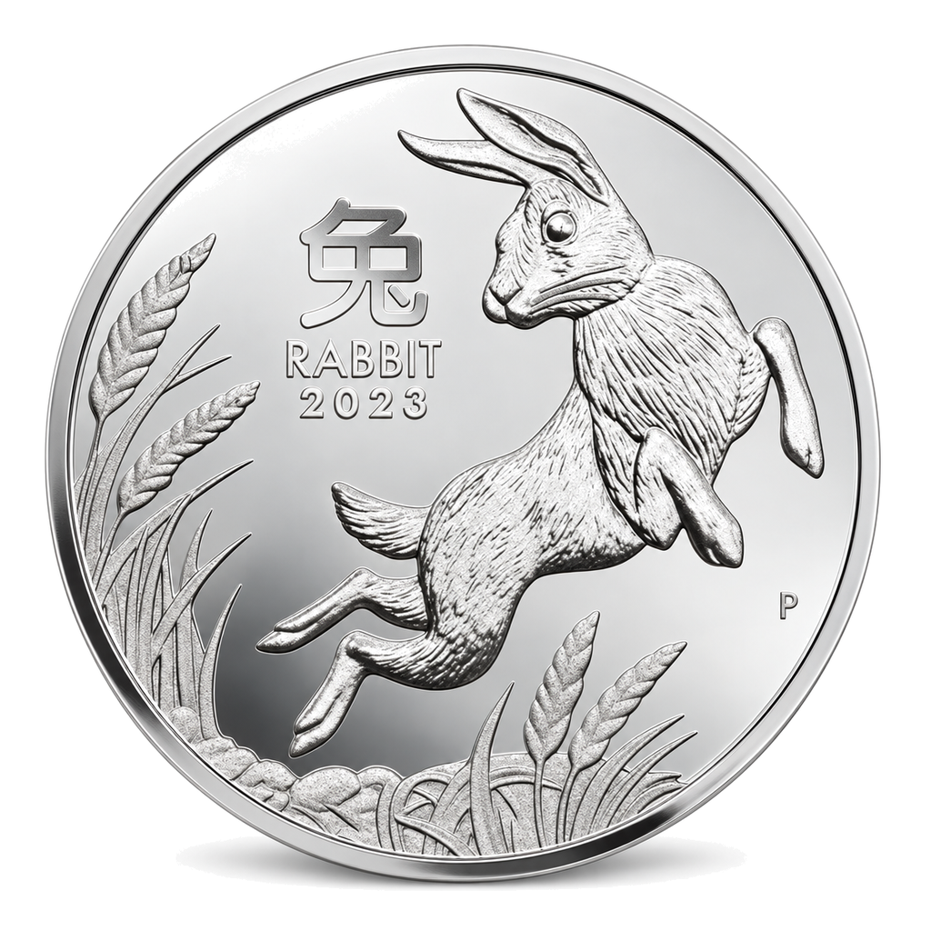 Perth Mint 1 oz Lunar Year of the Rabbit 2023 Platinum Coin