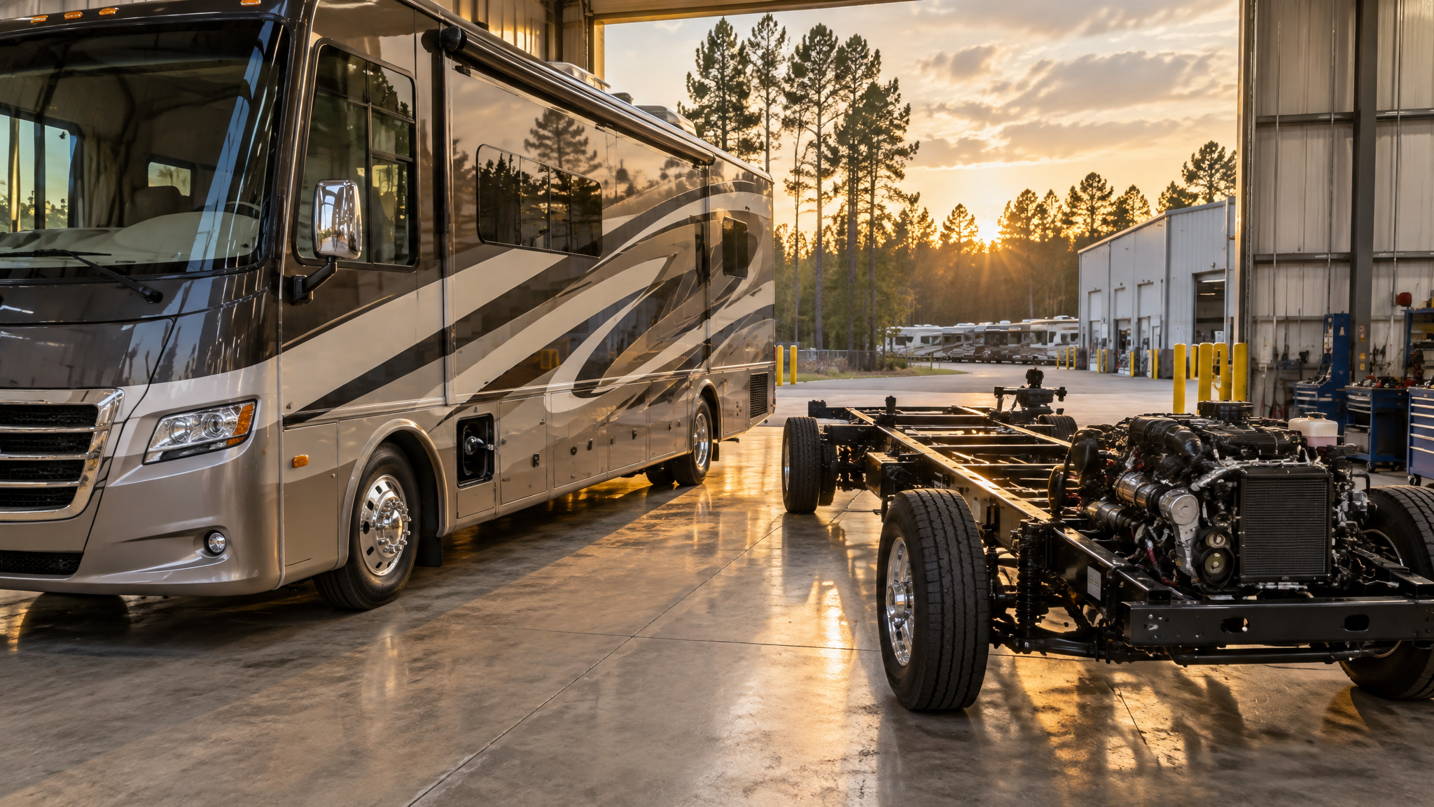 Freightliner Custom Chassis Hits the Gas: New Class A Gas Chassis for 2028