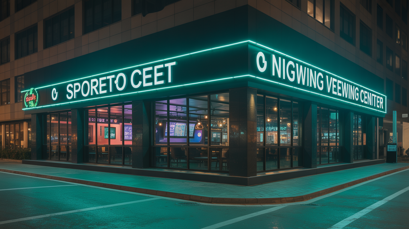 Endurance Viewing exterior at night